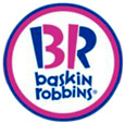 Baskin Robbins logo. 